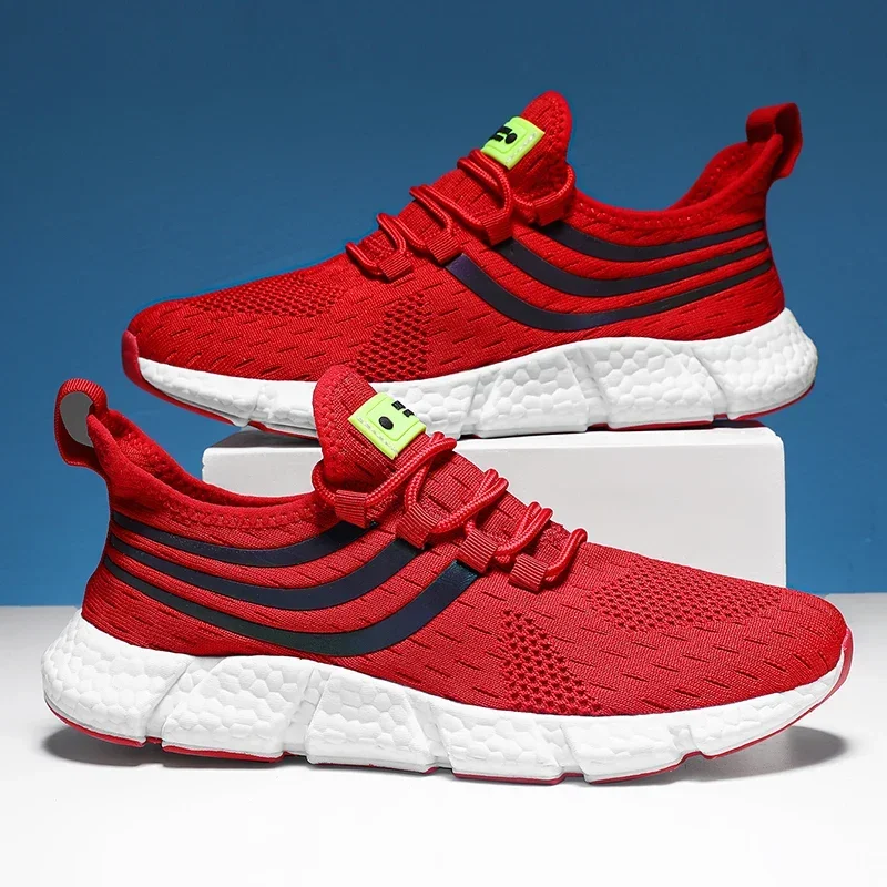 Men’s Breathable Platform – Red